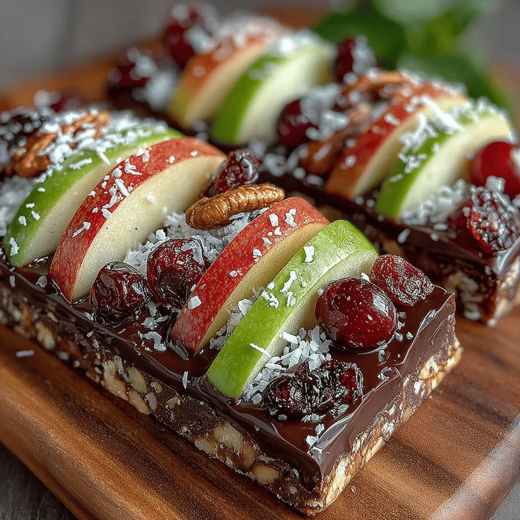 When it comes to satisfying our sweet cravings without compromising on nutrition, the Chocolate Apple Snack Bark stands out as a delightful option. This delectable treat marries the crisp tartness of fresh apples with the rich, indulgent flavor of dark chocolate, creating a unique snack that is perfect for a variety of occasions. Whether you're looking for a quick afternoon pick-me-up, a fun dessert for a gathering, or a healthy treat to satisfy the kids' sweet tooth, this recipe checks all the boxes.