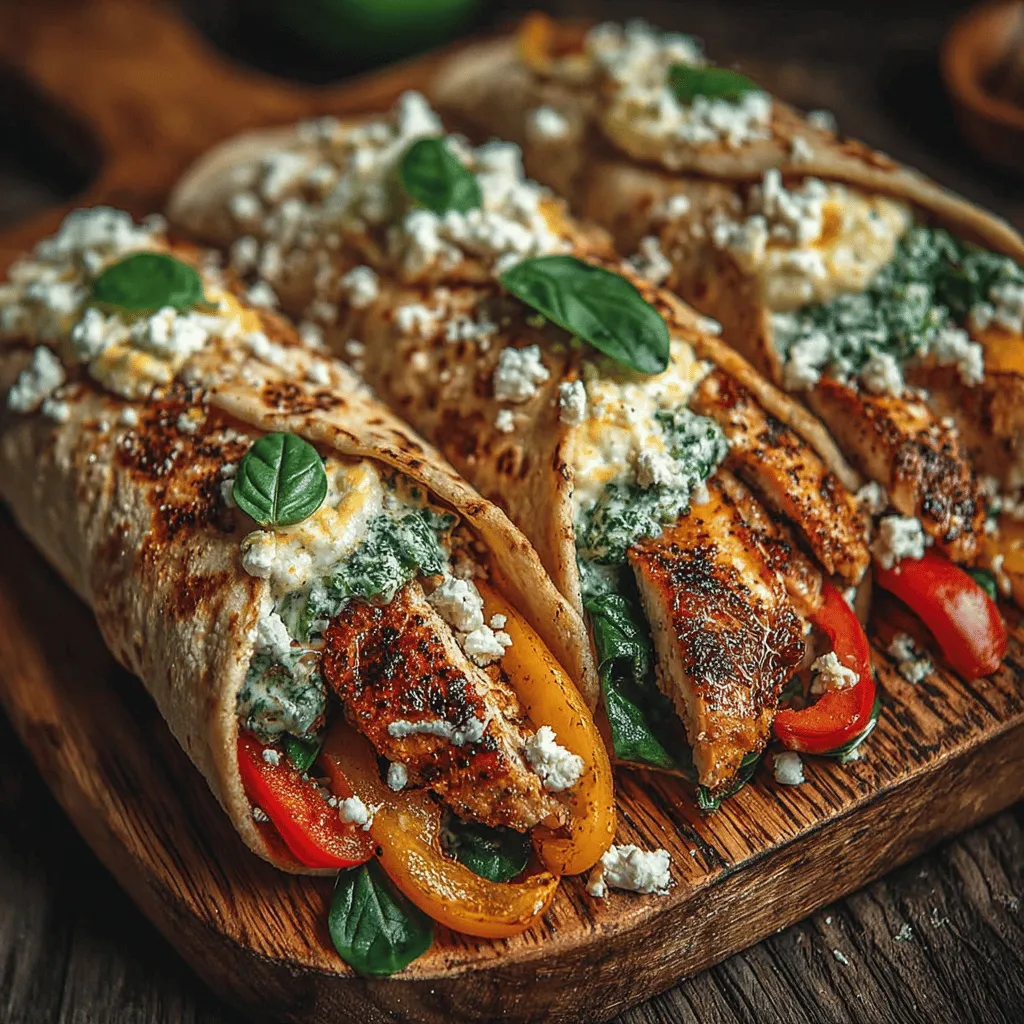 In the ever-evolving landscape of modern cuisine, wraps have emerged as a beloved choice for meals across various cultures. Their popularity stems from their incredible versatility; you can fill them with an array of ingredients to suit any dietary preference or craving. Whether enjoyed for lunch, dinner, or a quick snack, wraps can be tailored to your taste while also packing a nutritious punch. One standout variant gaining traction is the Mini Roasted Pepper Chicken Wraps. This recipe combines the satisfying flavors of marinated chicken, vibrant roasted peppers, and fresh greens, creating a meal that is as delicious as it is nutritious.