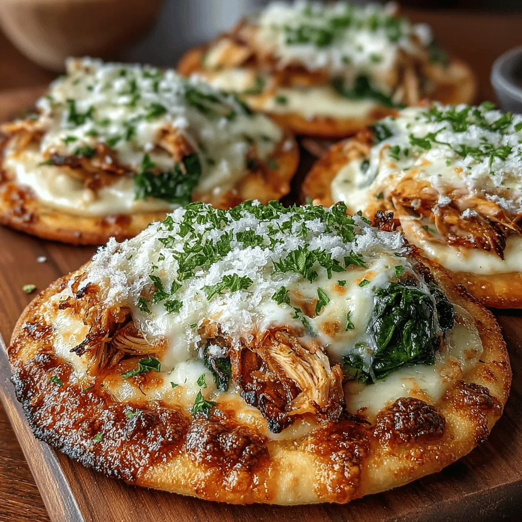 In recent years, flatbread pizzas have gained immense popularity as a versatile and quick meal option. Their unique combination of a thin, crispy base topped with an array of ingredients allows for endless culinary creativity, making them ideal for everything from casual family dinners to elegant gatherings with friends. Among the myriad of flatbread pizza recipes, the Mini Chicken Alfredo Flatbread Pizza stands out as a particularly delightful choice. This family-friendly dish marries the rich creaminess of Alfredo sauce with tender, succulent chicken and fresh spinach, all resting atop a perfectly crisp flatbread base.