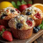 If you're looking for a delightful way to brighten up your breakfast or brunch table, the Sunny Citrus Berry Bliss Muffins are the perfect choice. Bursting with vibrant flavors and a tender crumb, these muffins combine the refreshing zest of citrus with the sweetness of fresh berries. They're not just a treat for your taste buds; they also embody the joy of seasonal ingredients, making every bite a celebration of nature's bounty. The combination of tangy citrus and juicy fruit creates a harmonious balance that will have you reaching for seconds—if not thirds.