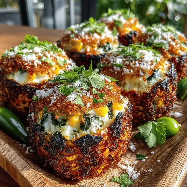 To create the perfect Hatch Chili Corn Poppers, it is essential to understand the role of each ingredient. A breakdown of the key components reveals not only their contribution to the dish but also their nutritional benefits, making these poppers a smart choice for a flavorful yet wholesome snack.