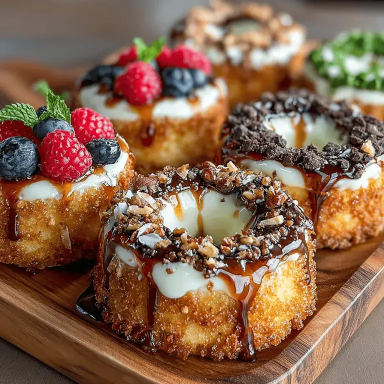In today’s health-conscious world, finding snacks that are both delicious and nutritious can be a challenge. As more individuals strive to maintain a balanced diet, the demand for healthy alternatives has surged. Enter the Frozen Yogurt Almond Butter Donut Rings—a delightful treat that satisfies your sweet tooth while also providing essential nutrients. This recipe not only offers a guilt-free indulgence but also serves as a perfect example of how healthy ingredients can transform a classic dessert into a nourishing option.