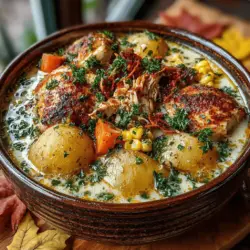 As the crisp air of autumn sweeps in, bringing with it a stunning array of colorful leaves and the comforting scents of seasonal harvests, there's no better time to indulge in a warm, nourishing meal. Autumn Harvest Chicken and Corn Stew is the perfect dish to celebrate this bountiful season. This stew combines tender chicken, sweet corn, and hearty vegetables, creating a symphony of flavors and textures that capture the essence of fall.