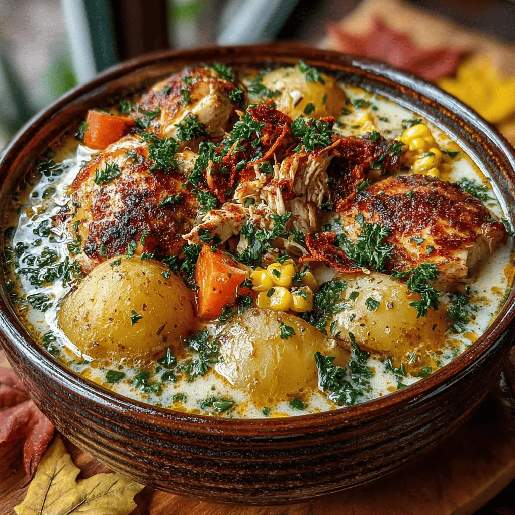 As the crisp air of autumn sweeps in, bringing with it a stunning array of colorful leaves and the comforting scents of seasonal harvests, there's no better time to indulge in a warm, nourishing meal. Autumn Harvest Chicken and Corn Stew is the perfect dish to celebrate this bountiful season. This stew combines tender chicken, sweet corn, and hearty vegetables, creating a symphony of flavors and textures that capture the essence of fall.