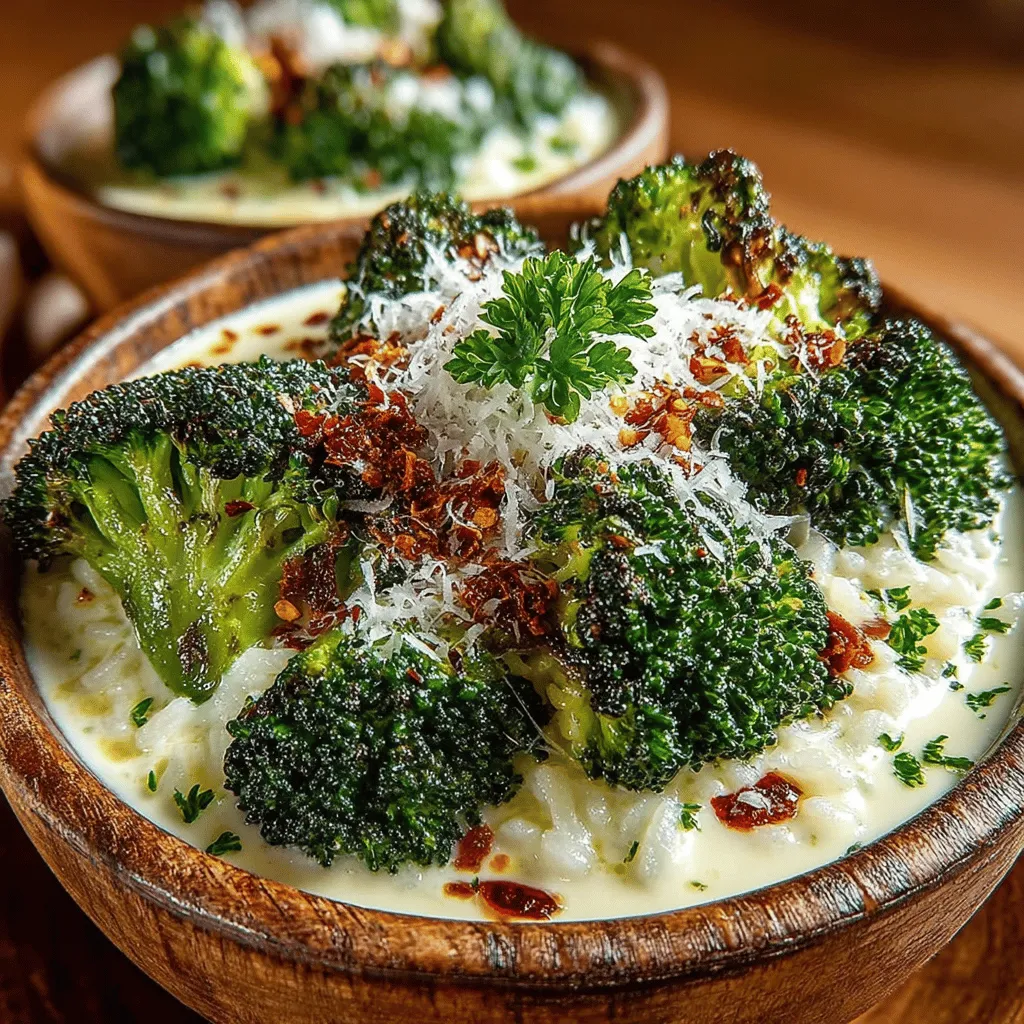 Discover the perfect harmony of flavors and textures in our Creamy Broccoli Garlic Rice Bowls, a dish that perfectly balances comfort and nutrition. This delightful recipe combines fragrant jasmine rice, vibrant broccoli, and a luscious creamy sauce, making it an ideal choice for a weeknight dinner or a satisfying meal prep option. The combination of ingredients not only brings a delightful taste but also provides a visually appealing dish that can brighten up any table.