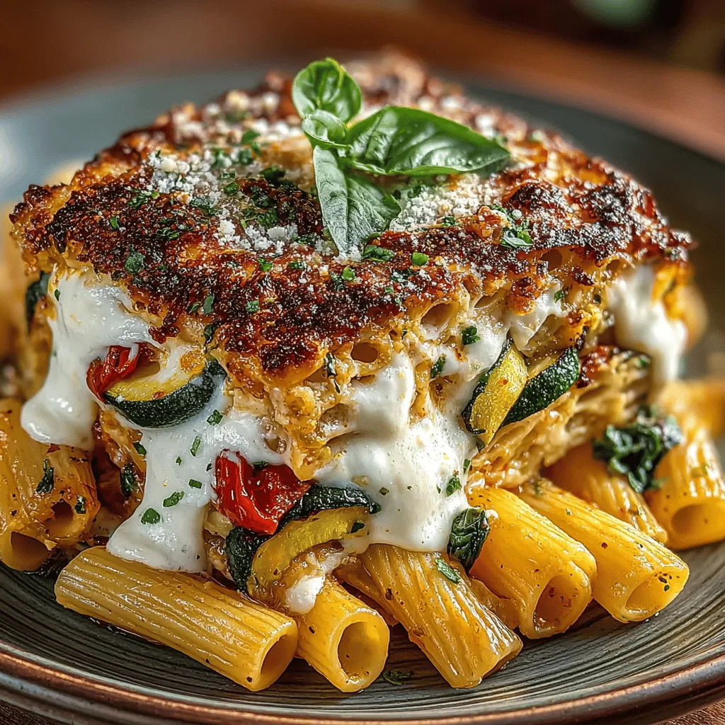 Cheesy Delight Neapolitan Pasta Bake is more than just a meal; it's an experience that encapsulates the essence of comfort food. This dish masterfully combines the rich, savory notes of tomatoes with the freshness of vegetables and the indulgent creaminess of a variety of cheeses. Whether you're looking to create a heartwarming family dinner, planning a dish for a potluck, or simply want to impress your friends with minimal fuss, this pasta bake is sure to become a staple in your culinary repertoire.