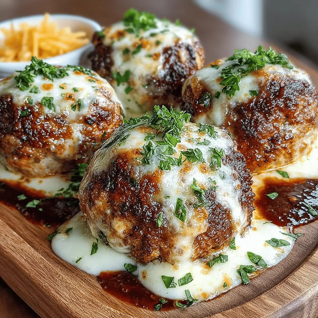 Meatballs are a beloved staple in various cuisines around the world, from Italian spaghetti and meatballs to Swedish köttbullar, each culture has its own unique take on this comforting dish. They are versatile, easy to prepare, and can be enjoyed in countless ways—whether served in a hearty sauce, placed atop a bed of pasta, or sandwiched in a sub. Among the myriad of meatball recipes, cheesy baked mozzarella-stuffed meatballs stand out, offering a delightful twist that elevates the traditional concept. This recipe has become a family favorite, providing a gooey, cheesy surprise that kids and adults alike can't resist.