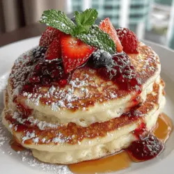 Understanding the ingredients in Zesty Lemon Ricotta Pancakes is essential to appreciating their delightful flavor and texture. Each component plays a crucial role in balancing the sweet and tangy elements that make this dish irresistible.