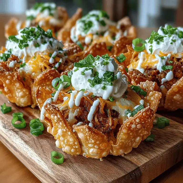 Mini Chicken Ranch Wonton Bites are not just another appetizer; they are an explosion of flavor wrapped in a crispy shell that promises to delight your taste buds and impress your guests. These little pockets of goodness combine tender shredded chicken, zesty ranch dressing, and creamy cheese, all encased in delicate wonton wrappers. Whether you’re hosting a lively party, gearing up for game day, or simply looking for a fun family snack, these wonton bites are the perfect solution. Easy to prepare and even easier to devour, they are a go-to recipe that every home cook should have in their repertoire.