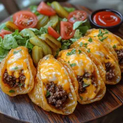 When it comes to party snacks and finger foods, creativity knows no bounds. One recipe that has gained popularity among food enthusiasts is the Mini Cheeseburger Wonton Tacos. This innovative dish combines the classic flavors of a cheeseburger with the delightful texture of wonton wrappers, creating a fun and unique culinary experience. Whether you’re hosting a game day gathering, a family get-together, or just looking for a quick snack, these mini tacos are sure to impress your guests and tantalize their taste buds.