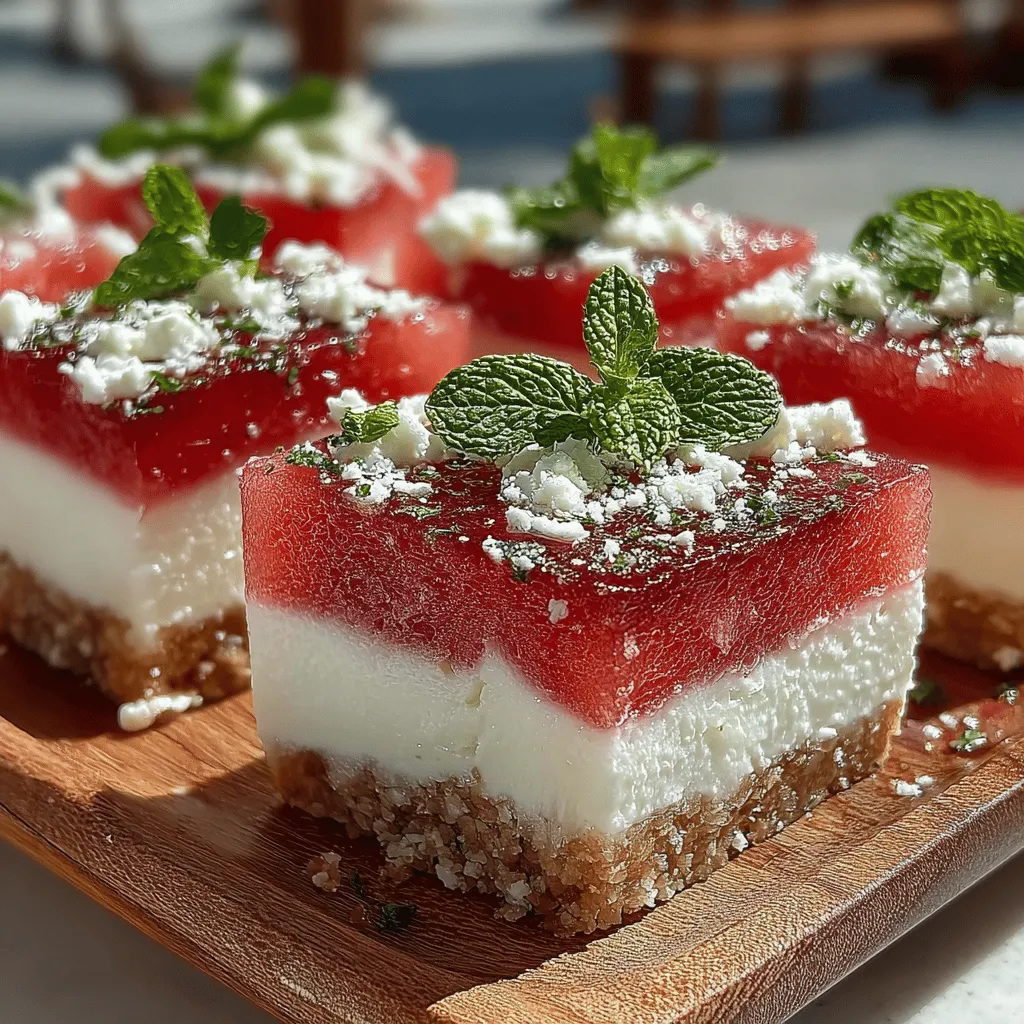 As the sun blazes overhead and temperatures soar, finding ways to stay cool and refreshed becomes essential. One delightful solution that perfectly embodies the essence of summer is the recipe for Frozen Watermelon Mint Yogurt Slices. This treat not only tantalizes the taste buds but also offers a myriad of health benefits, making it an ideal choice for anyone looking to indulge without the guilt. With its vibrant colors and refreshing flavors, this recipe captures the spirit of summer in every bite, transforming simple ingredients into a sensational dessert that everyone will love.