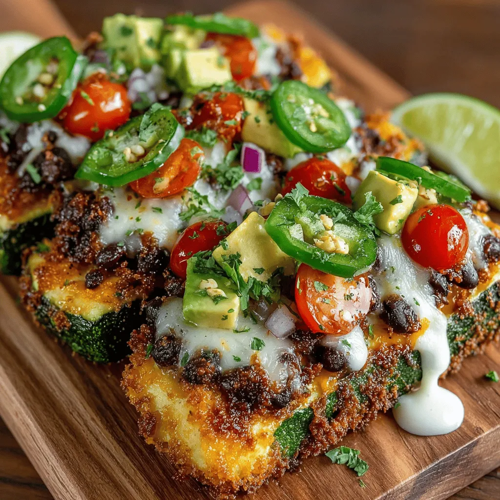 Zucchini Nachos Supreme is a delightful twist on traditional nachos, offering a healthier, gluten-free option that is packed with flavor and nutrition. This innovative dish replaces the typical tortilla chips with slices of zucchini, allowing you to indulge in a beloved snack without the guilt. Whether you're hosting a game night, enjoying a movie marathon, or simply craving something delicious, Zucchini Nachos Supreme is the perfect appetizer or snack for health-conscious food lovers.