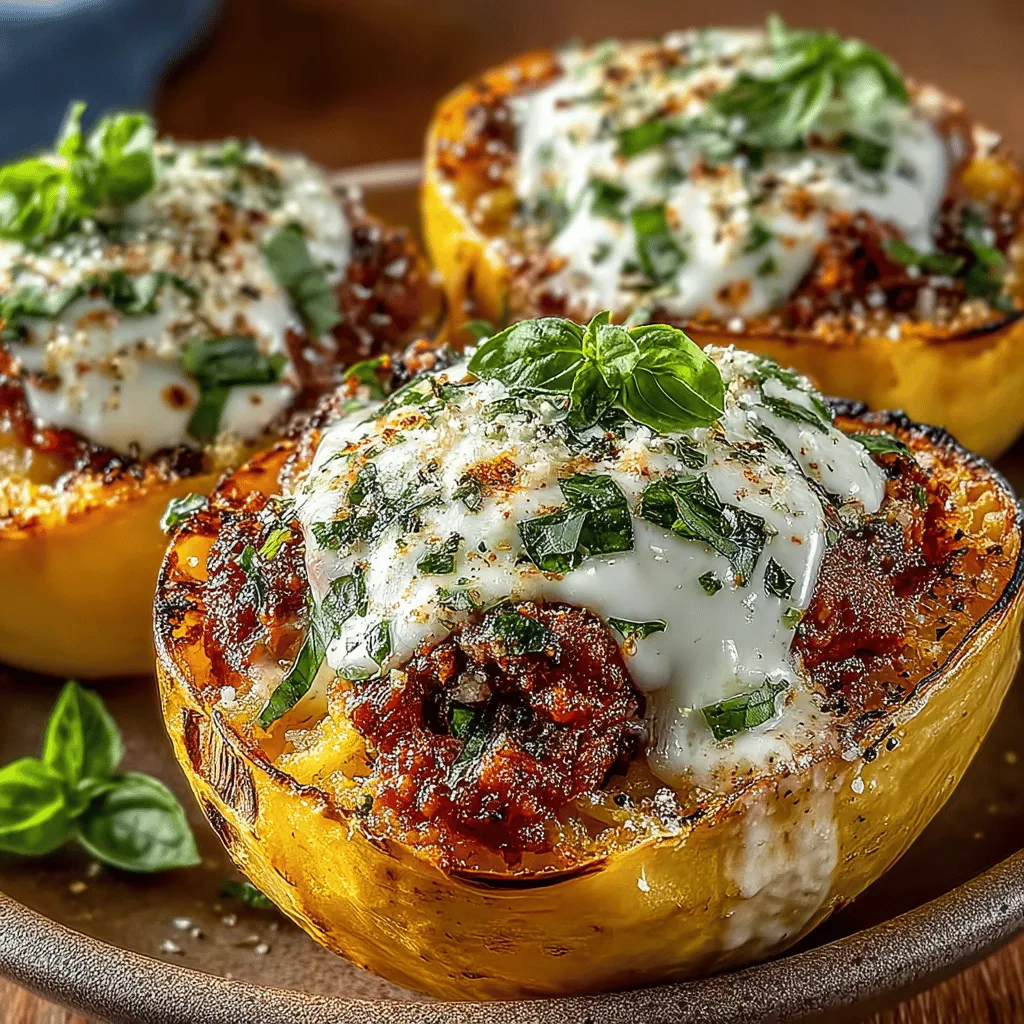 Spaghetti squash is a remarkable vegetable that has gained popularity in the culinary world, primarily due to its unique ability to mimic the texture of traditional pasta. With its mild flavor and noodle-like strands, it serves as a nutritious and versatile option for those looking to reduce their carbohydrate intake or simply incorporate more vegetables into their meals. Among the myriad of recipes that showcase this delightful ingredient, Mini Spaghetti Squash Parm Bowls stand out as a healthy and satisfying alternative to classic pasta dishes. These bowls not only deliver a comforting, hearty meal but also boast a balance of flavors and textures that appeal to a wide array of dietary preferences, making them an excellent choice for both family dinners and meal prep.