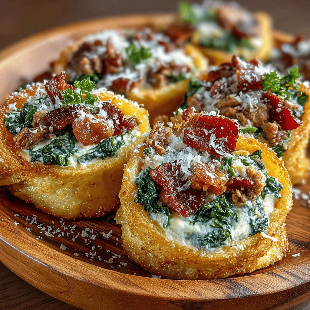 When it comes to versatile appetizers that can impress guests and satisfy cravings, Savory Spinach Delight Roll-Ups stand out as a top choice. These delightful bites are packed with a creamy, savory filling that features a harmonious blend of ingredients, making them not only tasty but also appealing to a wide range of palates. Whether you’re hosting a gathering, celebrating a special occasion, or simply looking for a nutritious snack, these roll-ups provide a perfect balance of flavor and nutrition. Their ease of preparation takes the pressure off, allowing you to focus on enjoying the company of friends and family.