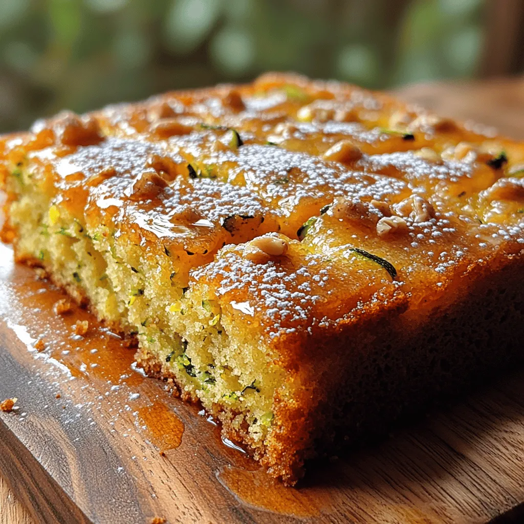 The Zesty Honey Lemon Zucchini Cake is a modern take on a beloved classic that marries the moistness of fresh zucchini with the invigorating flavors of honey and lemon. This cake stands out not only for its unique combination of ingredients but also for its ability to deliver a burst of flavor with each bite. As zucchini continues to gain popularity in the world of baking, this recipe offers a refreshing spin that is both satisfying and wholesome, making it a noteworthy addition to any dessert table.