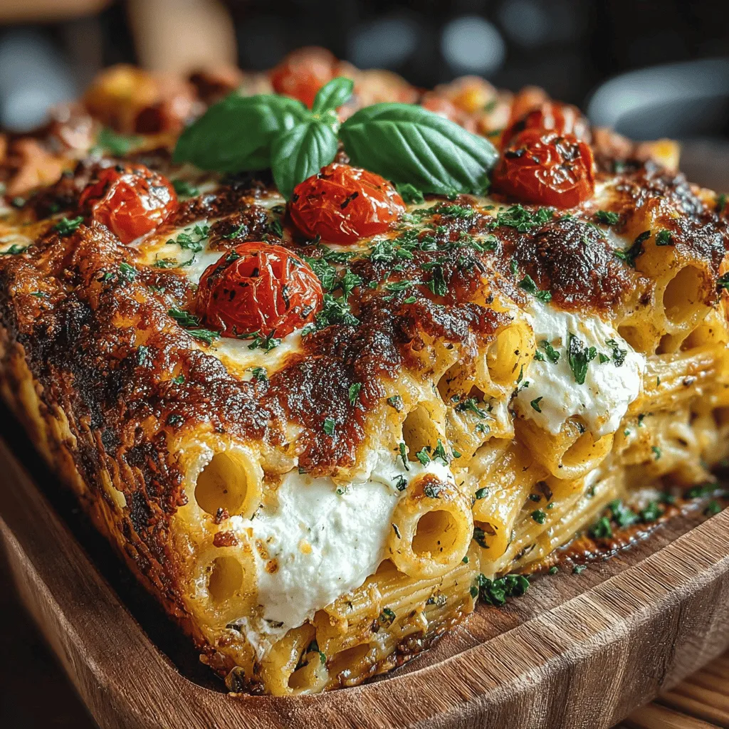 When it comes to comfort food, few dishes capture the heart quite like a pasta bake. The Cheesy Neapolitan Delight Pasta Bake is a vibrant and flavorful representation of this classic, combining rich Italian flavors with an inviting, cheesy texture that warms both the body and soul. This dish, with its harmonious blend of fresh vegetables, a variety of cheeses, and a comforting marinara sauce, offers a delectable experience that appeals to people of all ages. Whether served at a family gathering or enjoyed as a weeknight dinner, this pasta bake is sure to become a favorite in your home.
