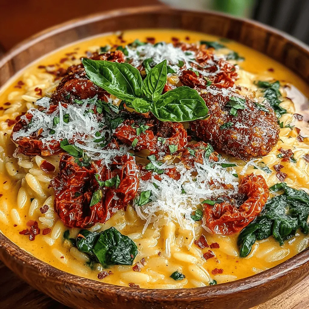 When it comes to comfort food, creamy pasta dishes reign supreme. Their rich, velvety textures combined with an array of flavors create an irresistible dining experience that appeals to many palates. Among these delightful recipes, Creamy Sun-Dried Tomato Orzo Delight stands out as a harmonious blend of savory sun-dried tomatoes, fresh greens, and the delightful chewiness of orzo pasta. This dish not only satisfies your hunger but also tantalizes your taste buds with its vibrant colors and comforting creaminess.