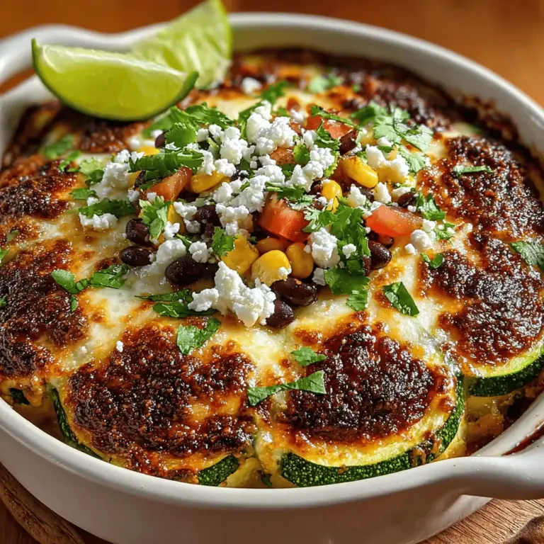When creating your Zesty Zucchini Salsa Verde Bake, seasoning is critical to achieving the perfect flavor balance. Start with the recommended spices in the recipe, but feel free to adjust them according to your personal taste. Here are some tips for enhancing flavors: