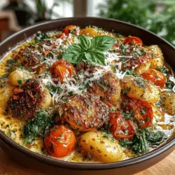 When it comes to comfort food, few dishes deliver as much satisfaction as a creamy pasta. One-Pot Creamy Pesto Gnocchi is the perfect embodiment of this concept, offering a delightful combination of rich flavors and textures that make it a standout option for any meal. The creamy sauce, enhanced by the aromatic basil pesto, pairs beautifully with tender gnocchi, fresh spinach, and juicy cherry tomatoes, creating a dish that is not only indulgent but also nutritious.
