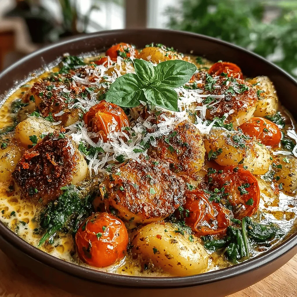 When it comes to comfort food, few dishes deliver as much satisfaction as a creamy pasta. One-Pot Creamy Pesto Gnocchi is the perfect embodiment of this concept, offering a delightful combination of rich flavors and textures that make it a standout option for any meal. The creamy sauce, enhanced by the aromatic basil pesto, pairs beautifully with tender gnocchi, fresh spinach, and juicy cherry tomatoes, creating a dish that is not only indulgent but also nutritious.