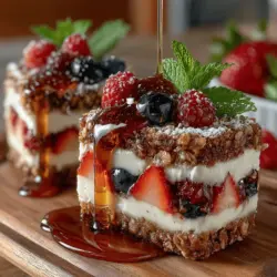 When the summer sun casts its warm glow, there’s nothing quite like a frozen treat to uplift your spirits and refresh your senses. Enter the Honeyed Delight: Frozen Yogurt Granola Sandwiches. This delightful recipe combines the creaminess of yogurt with the crunch of granola, creating a wholesome yet indulgent snack that’s perfect for warm afternoons or as a guilt-free dessert. Not only do these sandwiches satisfy your sweet tooth, but they also pack a nutritional punch, making them a smart choice for health-conscious individuals and families alike.