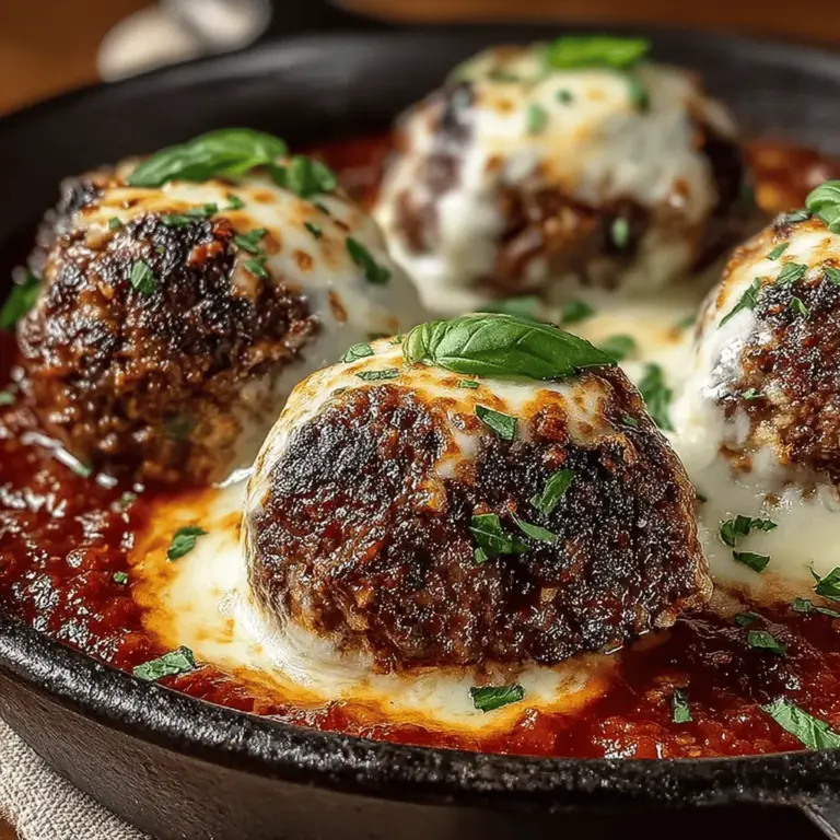Baked Neapolitan Meatballs are a delightful culinary creation that embodies the essence of Italian comfort food. Originating from Naples, these meatballs are not just a dish; they represent a tradition of warmth, family gatherings, and shared meals. The combination of beef and pork, paired with aromatic herbs and spices, creates a flavor profile that is both rich and satisfying. This dish is perfect for family dinners, casual gatherings with friends, or even as a comforting weeknight meal. The best part? It’s incredibly easy to prepare, making it accessible for cooks of all skill levels.