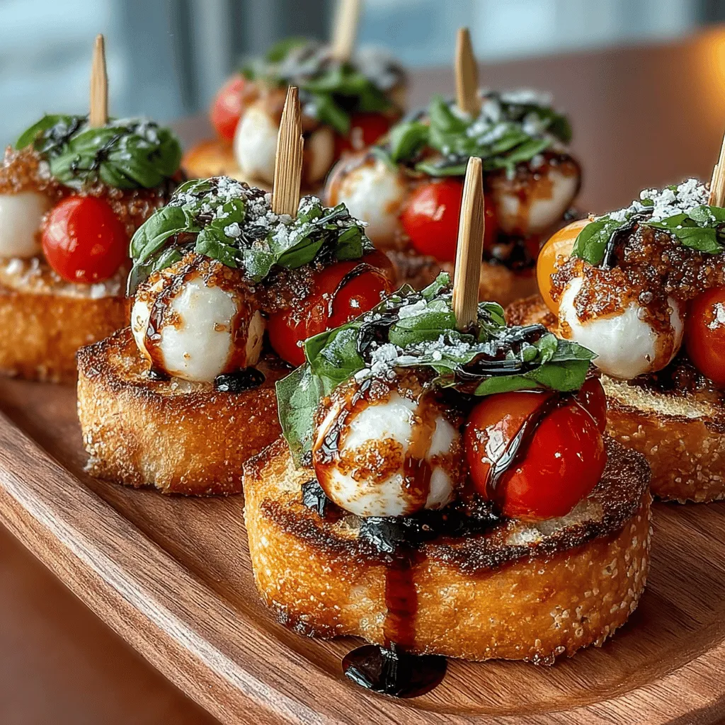 To elevate your Mini Caprese Sandwich Skewers, the addition of balsamic glaze and high-quality olive oil is essential. These ingredients not only enhance the overall flavor but also contribute to a visually stunning presentation that will impress your guests.