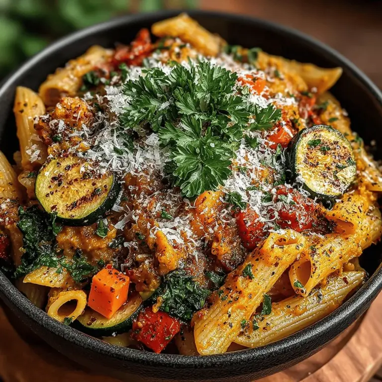 To create a successful Autumn Harvest Chili Pasta, it’s essential to understand the role of each ingredient in the recipe. The base starts with whole wheat pasta, which serves as a hearty foundation. Whole wheat pasta is not only more nutritious than its refined counterpart, but it also adds a slightly nutty flavor and a satisfying texture. Rich in fiber, it helps regulate blood sugar levels and promotes digestive health, making it a staple in any health-conscious kitchen.