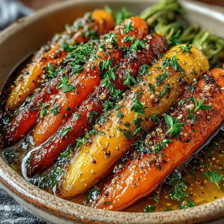 When it comes to creating memorable meals, side dishes play a pivotal role in elevating the dining experience. They can complement the main course, add color and texture to the plate, and provide an array of flavors that tantalize the taste buds. One such side dish that stands out is "Harvest Delight: Maple-Glazed Carrots." This recipe not only highlights the beauty of seasonal produce but also introduces a delightful combination of sweet and savory elements that can enhance any meal, whether it's a casual family dinner or a festive gathering.