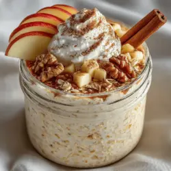 Preparing Cinnamon-Apple Delight Overnight Oats is a straightforward and enjoyable process that allows you to indulge in a delicious breakfast without the morning rush. To begin, gather all your ingredients and follow these simple steps: