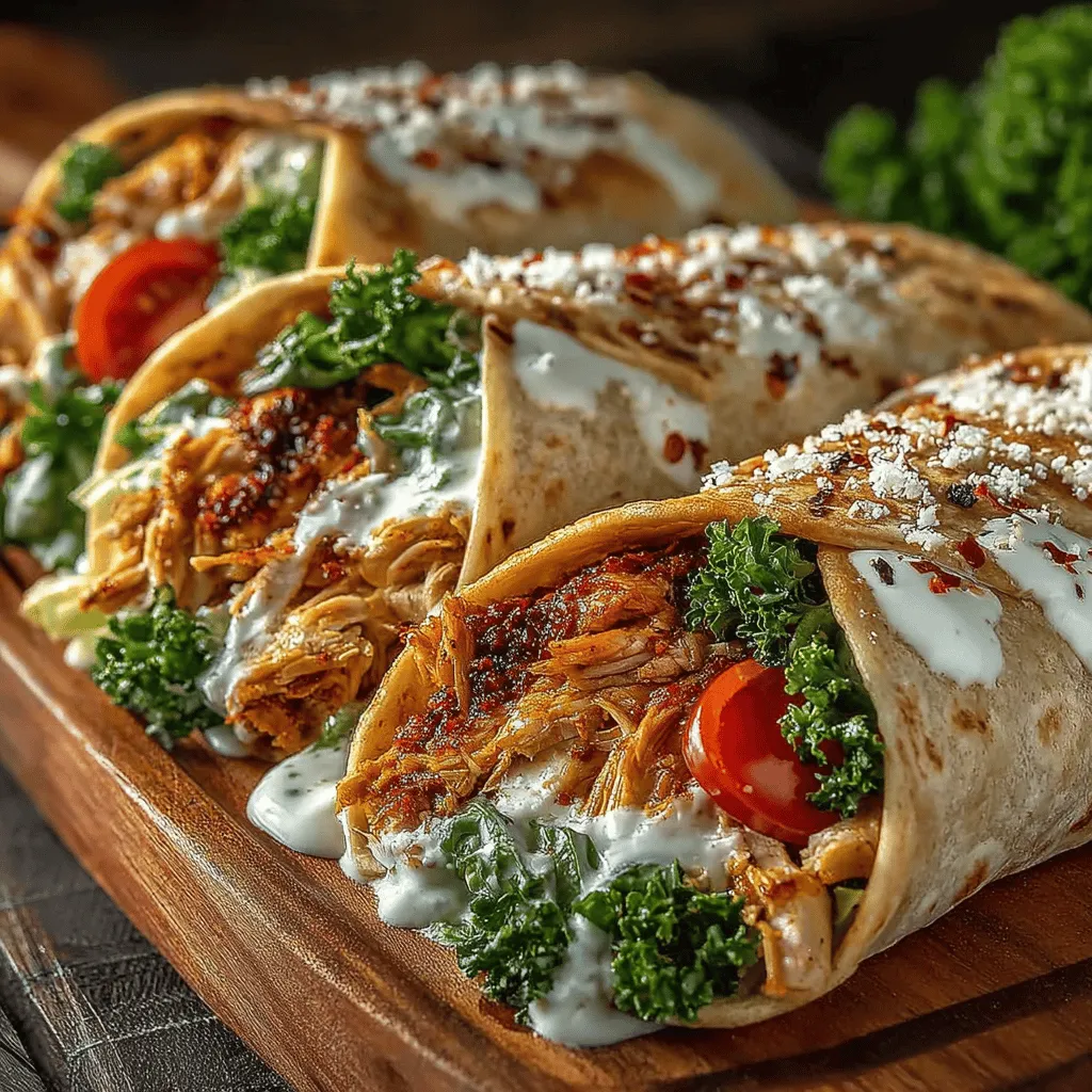 Wraps have emerged as a beloved meal option across various dining settings, from casual lunches to gourmet dinners. Their convenience and versatility make them a go-to choice for busy individuals and families alike. One standout recipe that perfectly encapsulates the appeal of wraps is the Spicy Chicken Caesar Salad Wraps. This dish is a delightful fusion of the classic Caesar salad, known for its rich flavors and creamy dressing, and a spicy twist that elevates it to new heights. By incorporating rotisserie chicken, this recipe not only ensures robust flavor but also simplifies meal prep, allowing you to whip up a satisfying meal in no time.