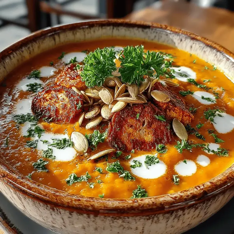 As the crisp autumn air settles in and leaves begin to turn, there’s nothing quite like a warm bowl of pumpkin soup to evoke feelings of comfort and nostalgia. Cozy Pumpkin Bliss Soup is the perfect embodiment of this seasonal delight, combining the rich, earthy flavors of pumpkin with a medley of aromatic spices and vegetables. Whether you’re looking for a quick weeknight dinner or a dish to impress at a gathering, this soup not only warms the soul but also nourishes the body.