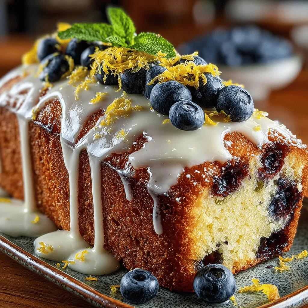 Pound cake is a classic dessert that has captured the hearts of home bakers and dessert lovers alike with its rich, buttery flavor and dense, moist texture. Traditionally made with equal parts of butter, sugar, eggs, and flour, this delightful treat is a staple at gatherings, family dinners, and cozy afternoons spent with a cup of tea. What sets this Zesty Lemon Blueberry Bliss Pound Cake apart is its refreshing combination of bright lemon and juicy blueberries, creating a harmonious balance that excites the palate. Whether served as an afternoon snack or as a centerpiece for a celebratory occasion, this pound cake is sure to impress.