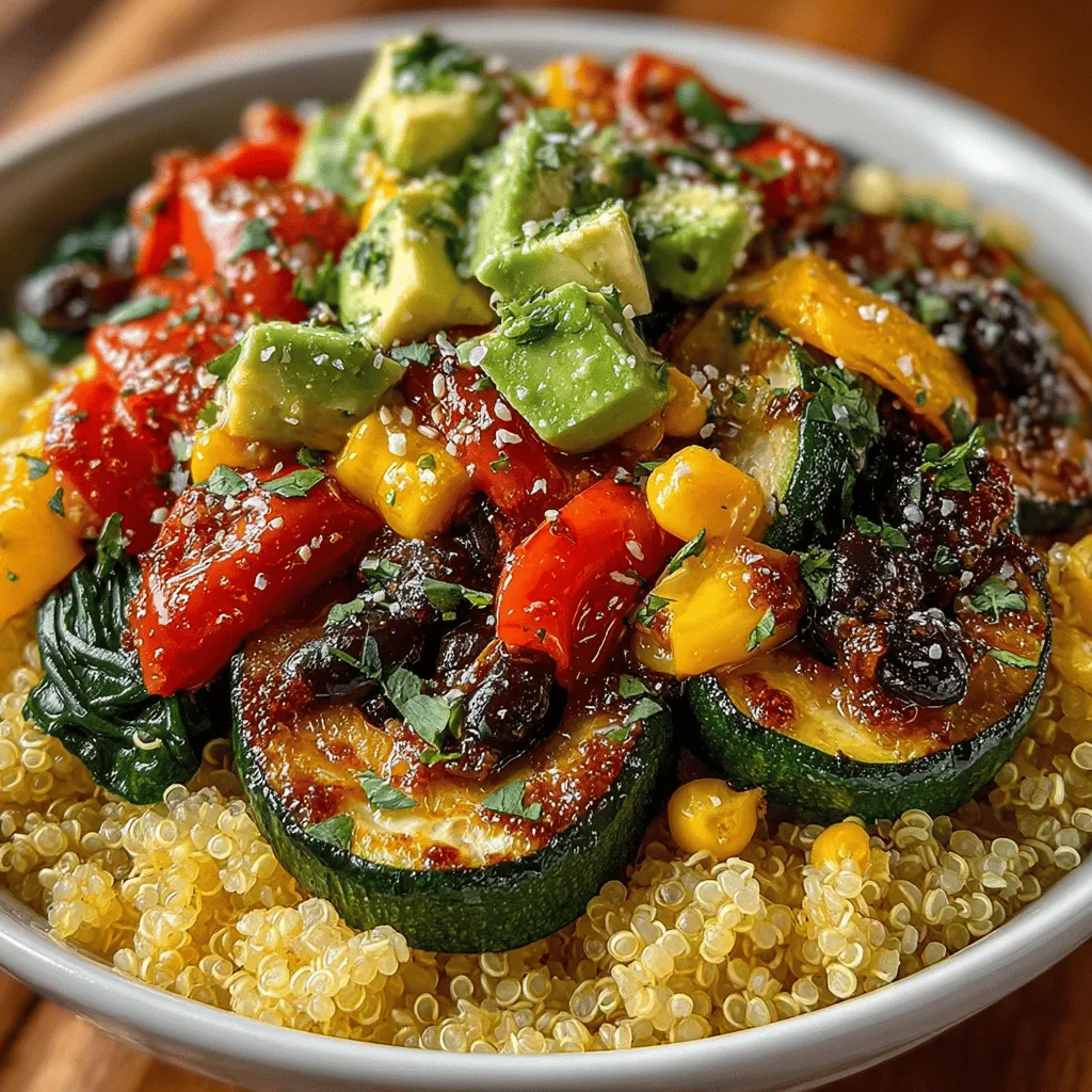 As health-conscious eating trends continue to rise, quinoa has emerged as a superstar among superfoods. This ancient grain, originally cultivated by the Incas in South America, is celebrated not only for its nutty flavor and versatility but also for its impressive nutritional profile. Quinoa's popularity has surged in recent years, thanks in part to its ability to adapt to a wide variety of dishes, from salads to grain bowls. In this article, we will delve into the details of creating a Vibrant Quinoa Power Bowl, brimming with colorful veggies and topped with creamy avocado.