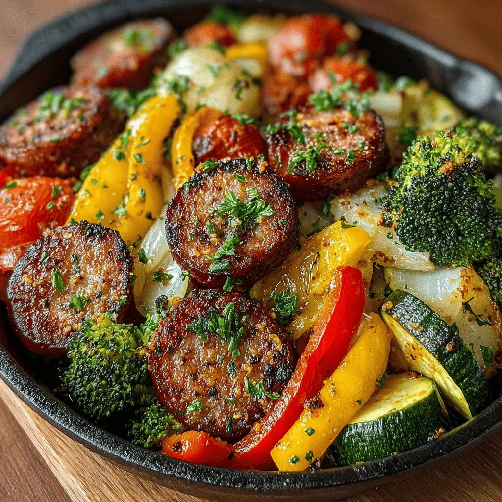 In today's fast-paced world, where time is often a luxury, preparing healthy and delicious meals can feel like a daunting task. Whether you are a busy professional juggling deadlines, a parent managing family schedules, or simply someone who values nutritious eating, finding quick meal solutions is essential. The Sizzling Sheet Pan Sausage and Roasted Veggies recipe is here to save the day. This vibrant and flavorful dish brings together perfectly cooked sausage and an assortment of colorful vegetables, creating a meal that is not only visually appealing but also packed with essential nutrients.