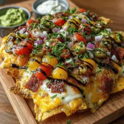 In recent years, nachos have evolved from a simple snack to a beloved dish that can be customized to suit any occasion. They have become a staple at parties, game days, and casual gatherings, appealing to a wide range of tastes and preferences. Their versatility lies in the ability to layer flavors and textures, creating a satisfying culinary experience that invites creativity. Enter the Charcuterie Board Nachos Supreme—a unique twist on this classic snack that takes the beloved nacho concept to the next level. By merging the elements of a charcuterie board with the iconic nacho base, this dish offers a gourmet experience that’s both visually stunning and deliciously indulgent.