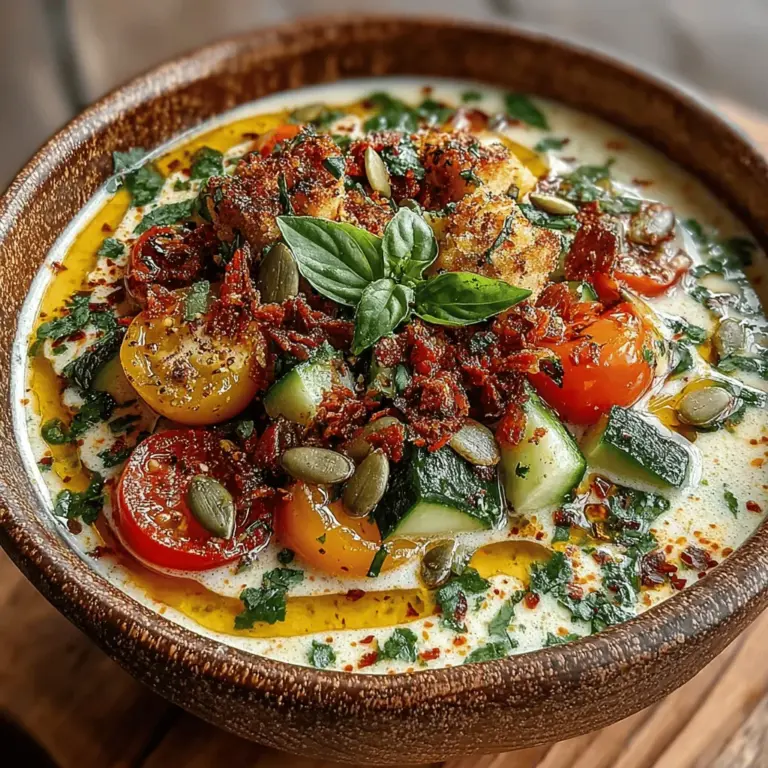 As the sweltering days of summer approach, the culinary world often turns to chilled soups as a delightful and refreshing alternative to traditional hot dishes. These vibrant concoctions not only provide a cooling respite from the heat but also celebrate the flavors of the season's freshest produce. Among the myriad of chilled soup options, the Chilled Garden Delight Soup stands out as a colorful and nutritious choice, perfect for a light lunch, a starter at dinner parties, or a nourishing snack on a hot day.