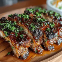 Smoky Sweet Slow Cooker BBQ Ribs