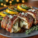 When it comes to satisfying meals that bring an explosion of flavors and textures, few dishes can compete with Bacon-Wrapped Chicken with Balsamic Squash. This recipe combines the savory goodness of chicken, the indulgent crispness of bacon, and the vibrant tastes of roasted squash, creating a culinary experience that's not only delicious but also visually appealing. The interplay of smoky, salty, and sweet notes elevates this dish, making it a favorite for family dinners, special occasions, or any time you want to impress your guests.