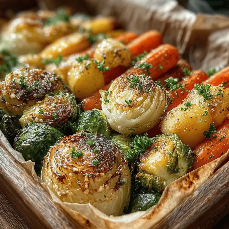 When it comes to creating memorable meals, the right side dish can elevate a simple dinner to something truly special. One such dish that effortlessly combines flavor and nutrition is the Sweet & Savory Maple Dijon Roasted Brussels & Carrots. This recipe captures the essence of seasonal cooking while showcasing the vibrant flavors of two beloved vegetables. The appeal of this dish lies not only in its delicious taste but also in the way it harmonizes sweet and savory elements, making it a perfect accompaniment to a variety of main courses.