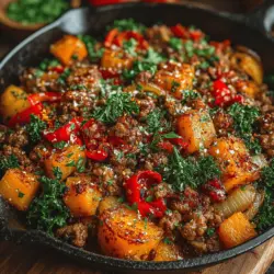 Savory Turkey and Sweet Potato Skillet: A Delicious and Nutritious Meal