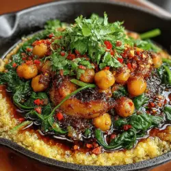 Zesty Chickpea & Spinach Delight Recipe