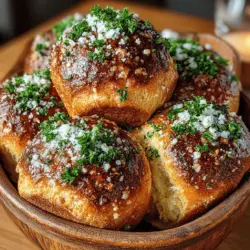 Garlic Butter Parmesan Dinner Rolls Recipe