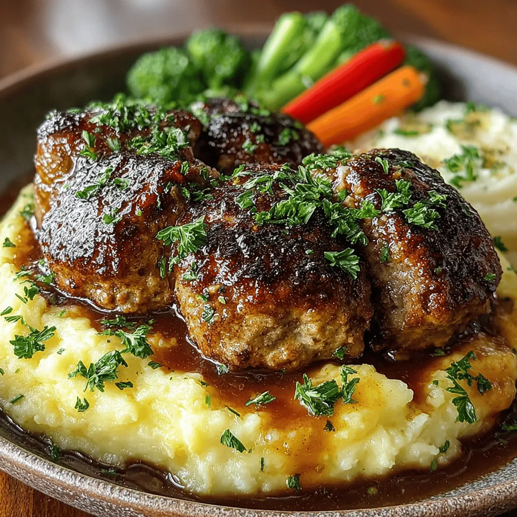 Salisbury steak is a quintessential American comfort food that evokes memories of hearty family dinners. This savory dish combines seasoned ground beef patties with a rich gravy, making it a satisfying meal for any occasion. With its mouthwatering flavors and appealing presentation, Salisbury steak has secured a special place on dinner tables across the nation. In this article, we will explore the origins of Salisbury steak, its enduring appeal, and provide a step-by-step guide to creating your own Savory Salisbury Steak Delight. Whether you're a seasoned home cook or a beginner, this recipe promises to be a delightful addition to your dinner repertoire.