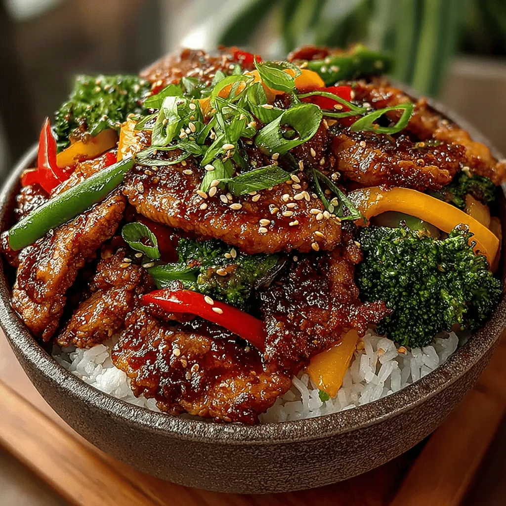Stir-fry cuisine has long been a beloved staple in kitchens around the world, particularly in Asian cooking. Its appeal lies in the convenience and speed with which a meal can be prepared, making it a go-to option for busy families and culinary enthusiasts alike. The technique, which involves cooking ingredients quickly over high heat, retains the freshness and nutritional value of vegetables while infusing them with rich flavors. Among the myriad of stir-fry dishes, one stands out for its delightful balance of savory and sweet: Teriyaki Bliss Chicken Stir-Fry.