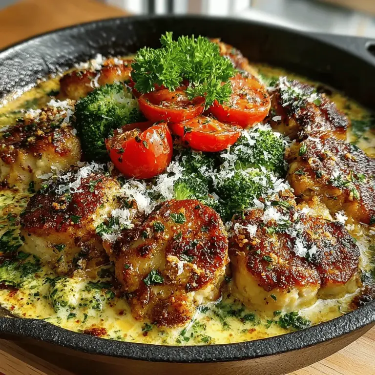 In the realm of comfort food, few dishes stand out quite like Creamy Chicken and Broccoli Skillet Delight. This dish not only brings together the rich, savory flavors of tender chicken and vibrant broccoli but also envelops them in a luscious, creamy sauce that is simply irresistible. Perfect for busy weeknights or intimate gatherings, this one-pan recipe is designed to minimize cleanup while maximizing flavor and satisfaction.