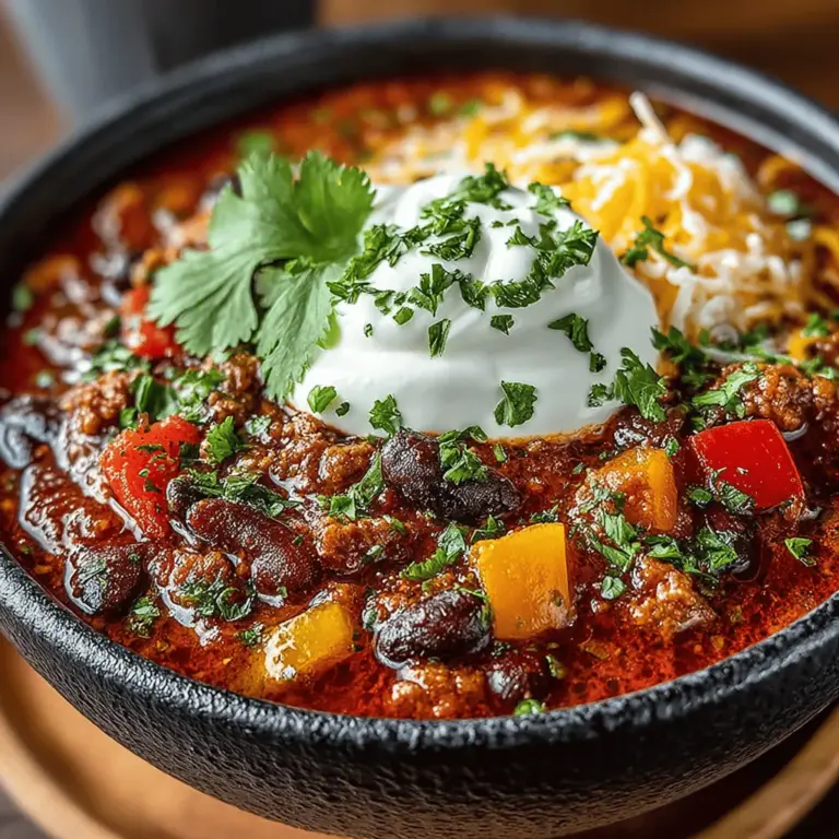 Chili has long stood as a beloved comfort food, offering warmth and satisfaction in a single bowl. With its rich history rooted in communal gatherings and hearty meals, chili has evolved into countless variations that cater to diverse tastes and dietary preferences. Among these, the Hearty Turkey and Vegetable Chili stands out as a wholesome, tantalizing option that marries flavor and nutrition. This recipe not only satisfies your hunger but also provides a nourishing meal filled with lean protein and a colorful array of vegetables.