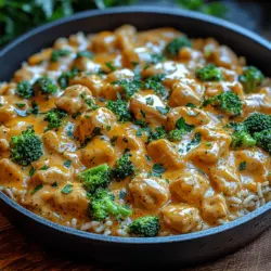 When it comes to weeknight meals, few dishes are as comforting and satisfying as the Creamy Chicken and Broccoli Rice Skillet Delight. This one-pan dish combines tender chicken, vibrant broccoli, and fluffy rice, all enveloped in a luscious cream sauce that brings the flavors to life. Not only is it a feast for the senses, but it's also designed to streamline your cooking process, making it an ideal choice for busy families and individuals alike.