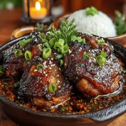 Sweet & Savory Slow-Cooked Honey Garlic Chicken Thighs